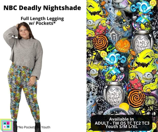 NBC Deadly Nightshade Full Length Leggings w/ Pockets