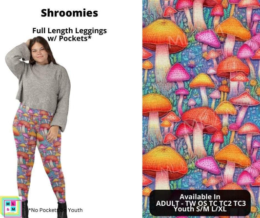 Shroomies Full Length Leggings w/ Pockets