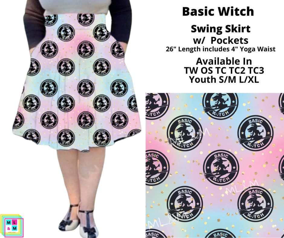 Best Witch Swing Skirt