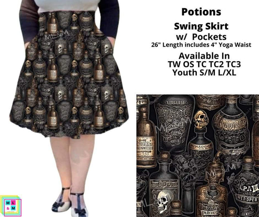 Potions Swing Skirt