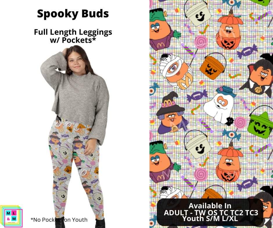 Spooky Buds Full Length Leggings w/ Pockets