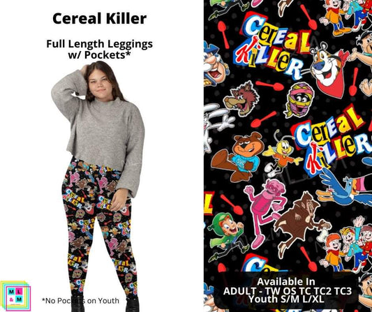 Cereal Killer Full Length Leggings w/ Pockets