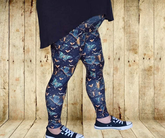 Golden Moth Full Length Leggings w/ Pockets