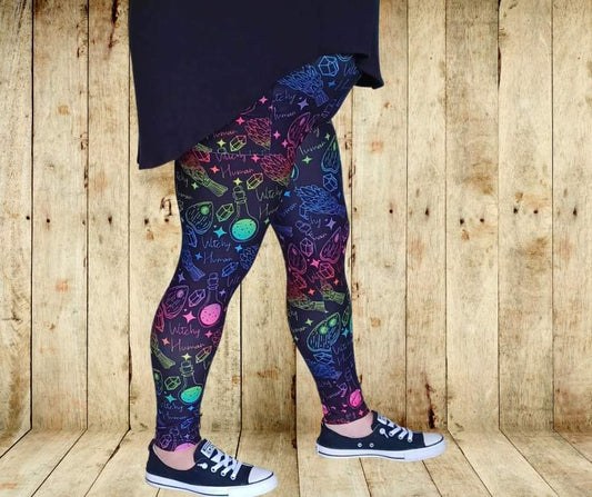 Witchy Human Full Length Leggings w/ Pockets