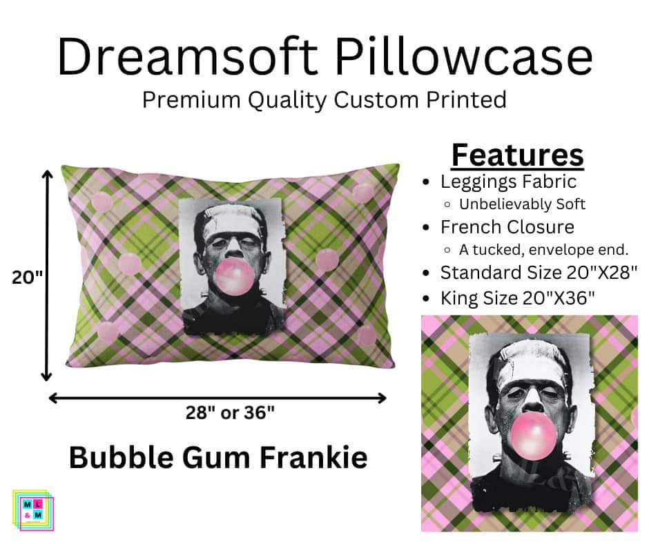 Bubble Gum Frankie Dreamsoft Pillowcase