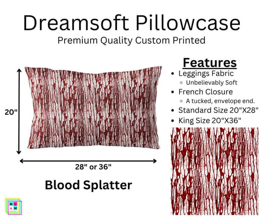 Blood Splatter Dreamsoft Pillowcase