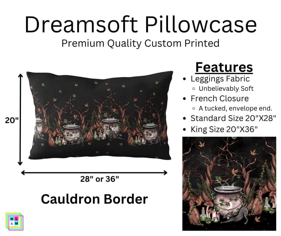 Cauldron Border Dreamsoft Pillowcase
