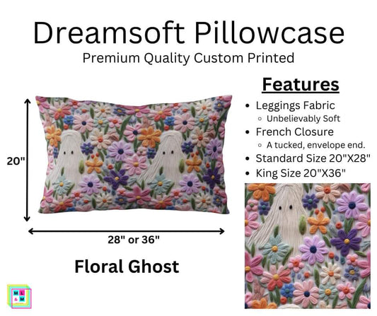 Floral Ghost Dreamsoft Pillowcase