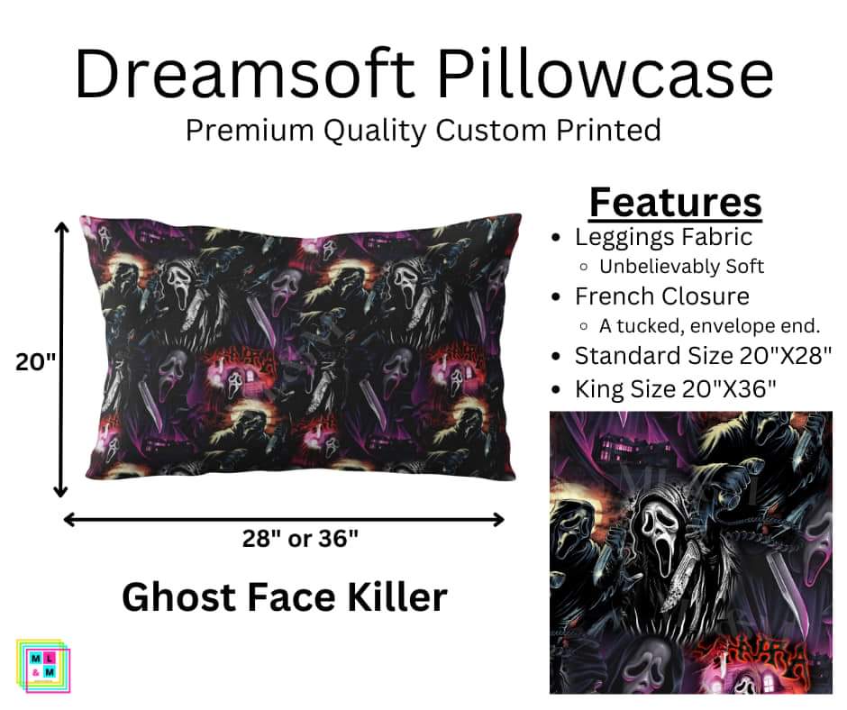 Ghost Face Killer Dreamsoft Pillowcase