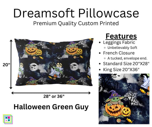 Halloween Green Guy Dreamsoft Pillowcase