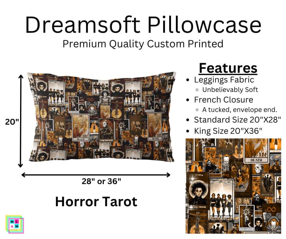 Horror Tarot Dreamsoft Pillowcase