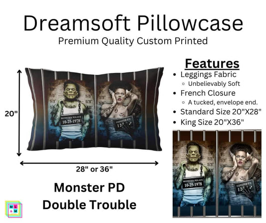 Monster PD Double Trouble Dreamsoft Pillowcase