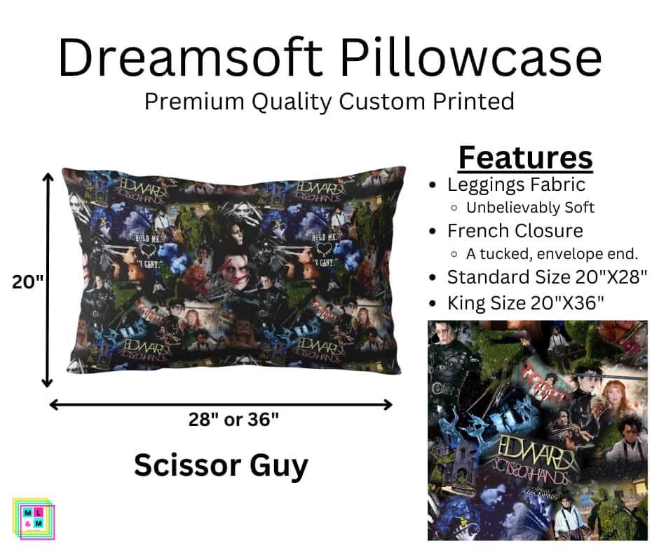 Scissor Guy Dreamsoft Pillowcase
