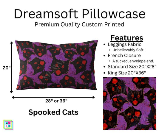 Spooked Cats Dreamsoft Pillowcase