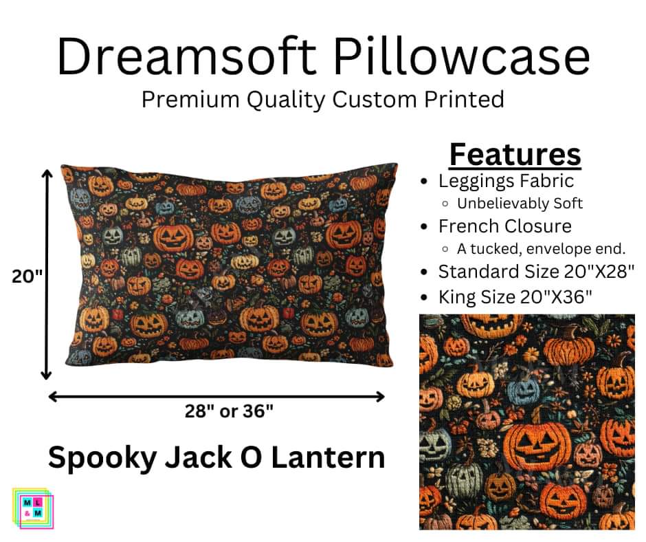 Spooky Jack O'Lantern Dreamsoft Pillowcase