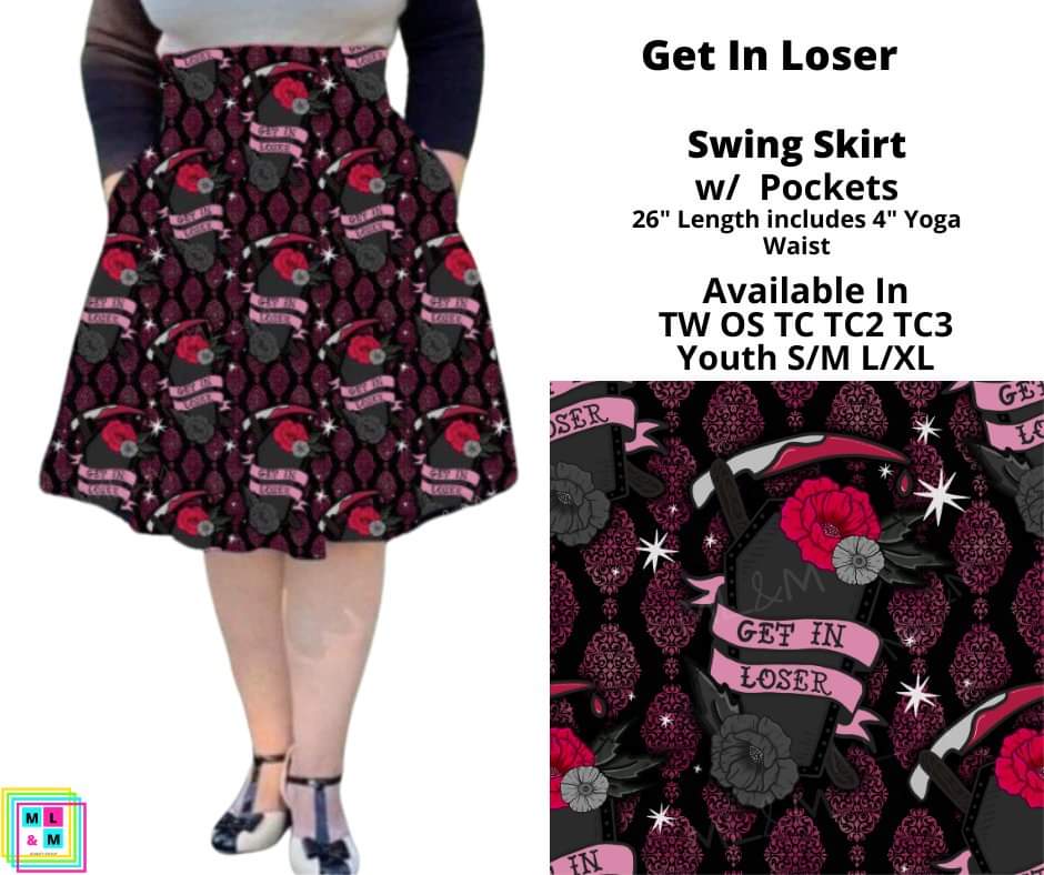 Get in Loser Swing Skirt
