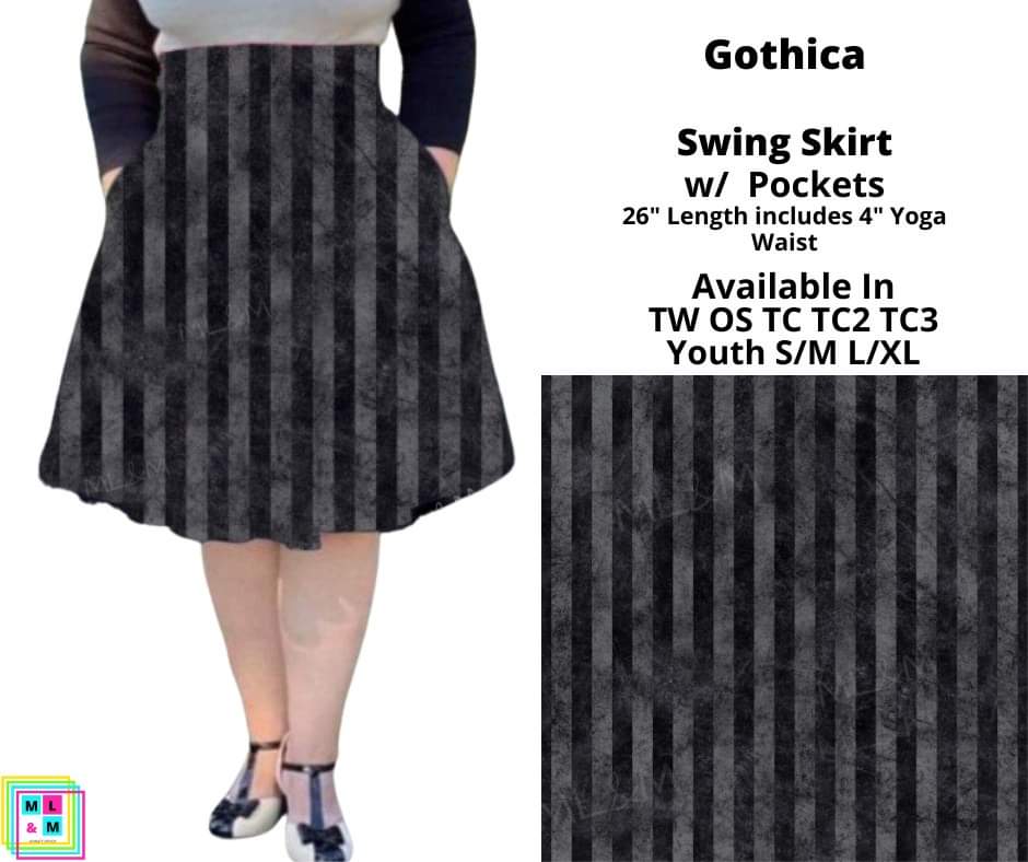Gothica Swing Skirt