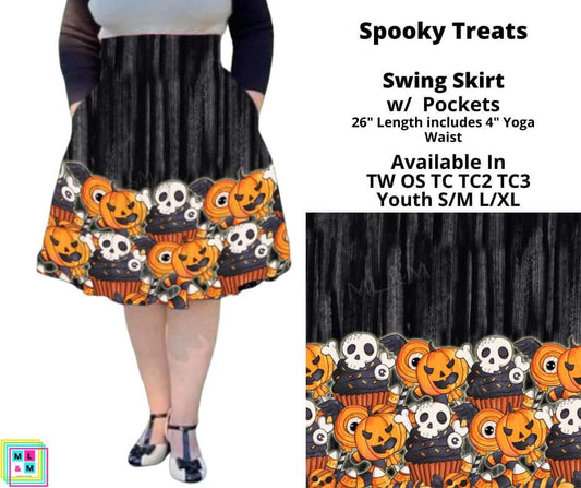 Spooky Treats Swing Skirt