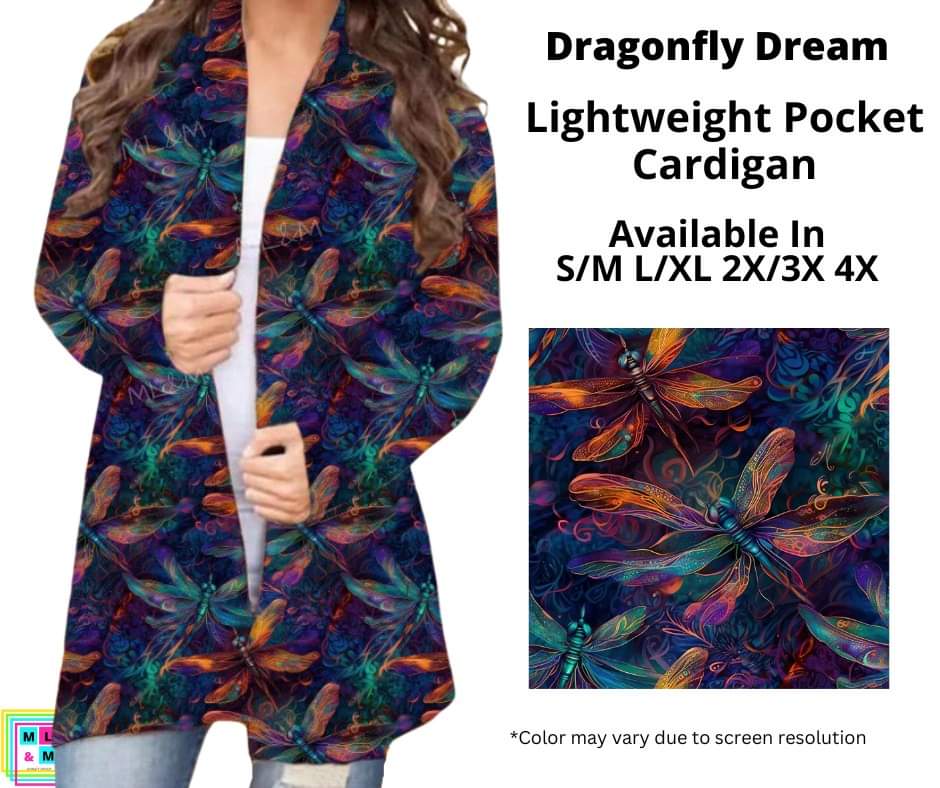 Dragonfly Dream Pocket Cardigan