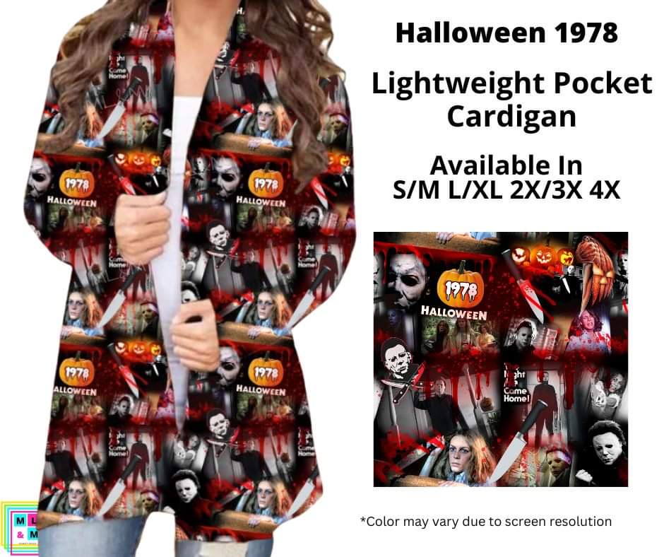 Halloween 1978 Pocket Cardigan