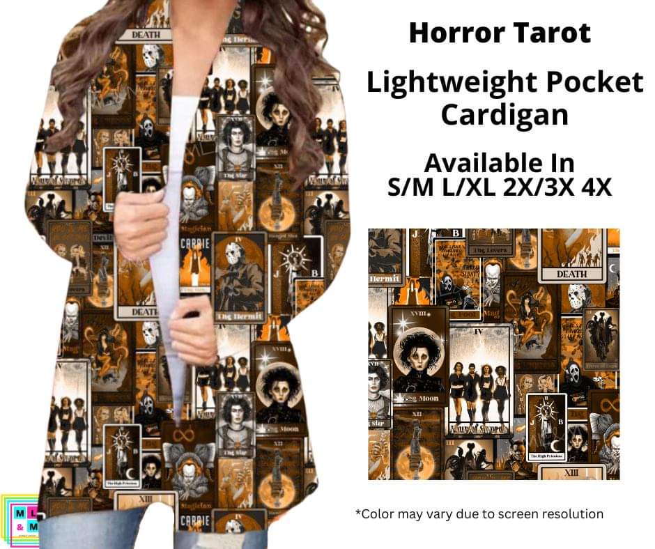 Horror Tarot Pocket Cardigan