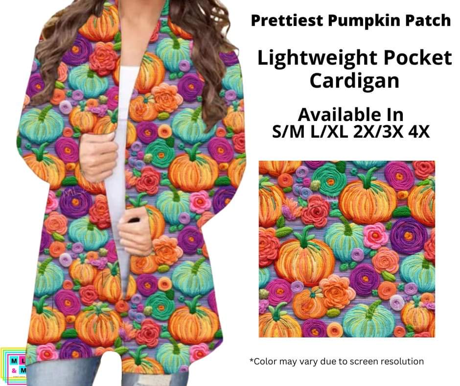 Prettiest Pumpkin Patch Pocket Cardigan