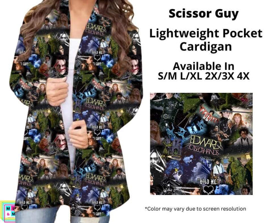 Scissor Guy Pocket Cardigan