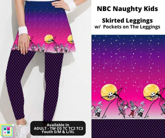 NBC Naughty Kids Skirted Full Length Leggings w/ Pockets