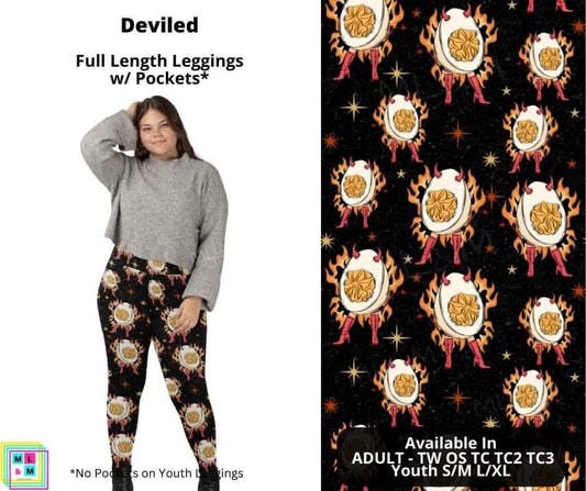 Deviled Full Length Leggings w/ Pockets