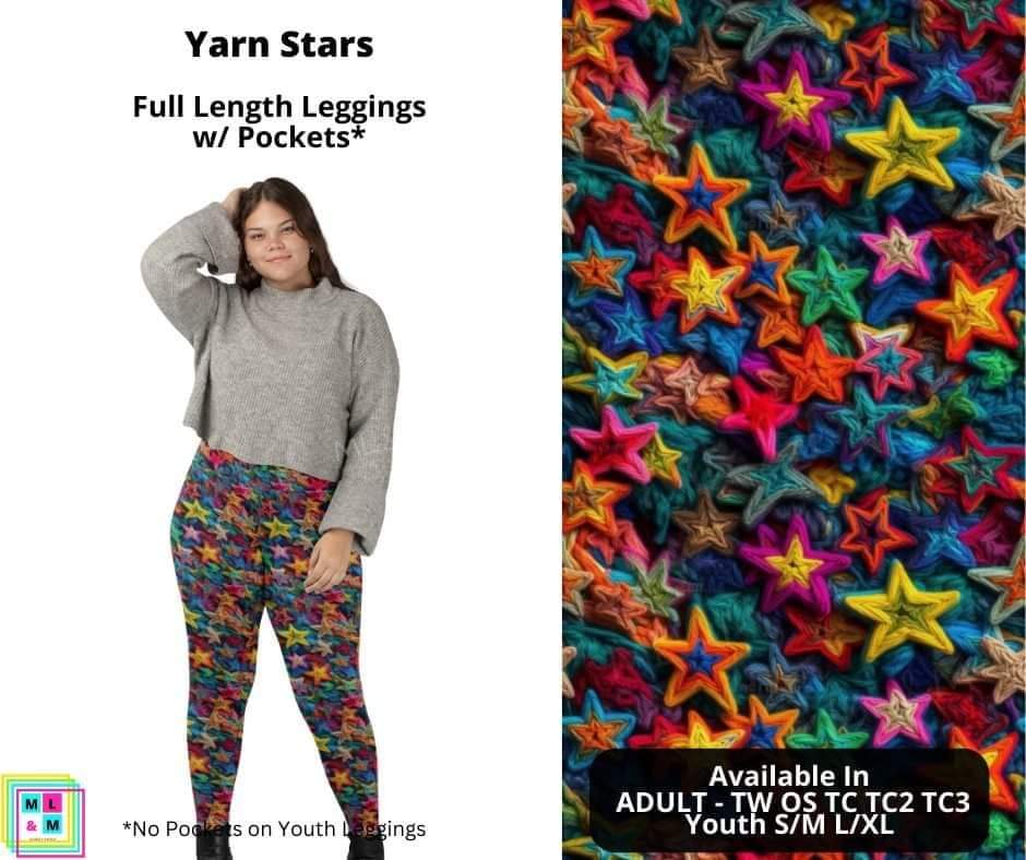 Yarn Stars Full Length Leggings w/ Pockets