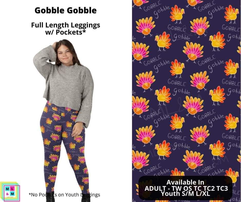 Gobble Gobble Full Length Leggings w/ Pockets