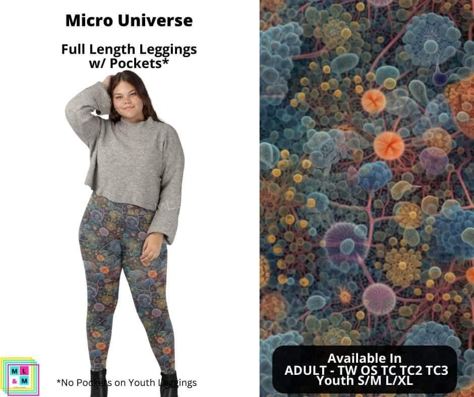 Micro Universe Full Length Leggings w/ Pockets