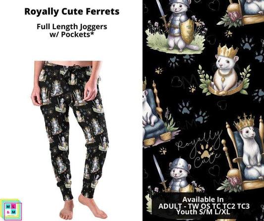 Royally Cute Ferrets Joggers