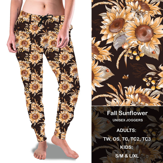 Fall Sunflower Full Joggers