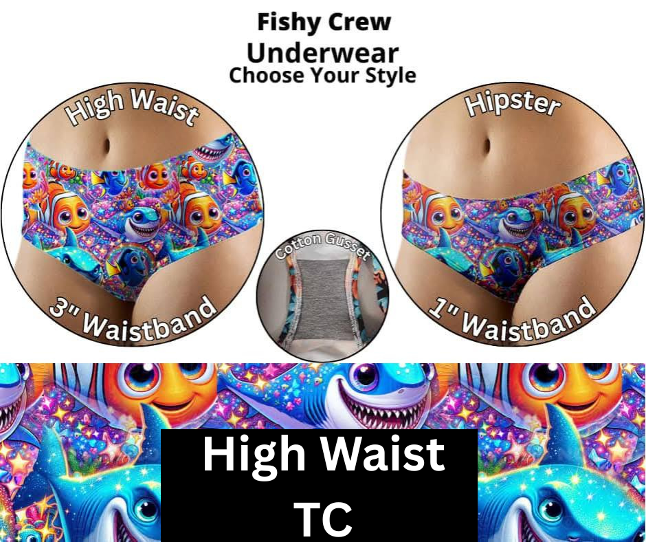 Fishy Crew High Waist Underwear