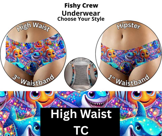 Fishy Crew High Waist Underwear