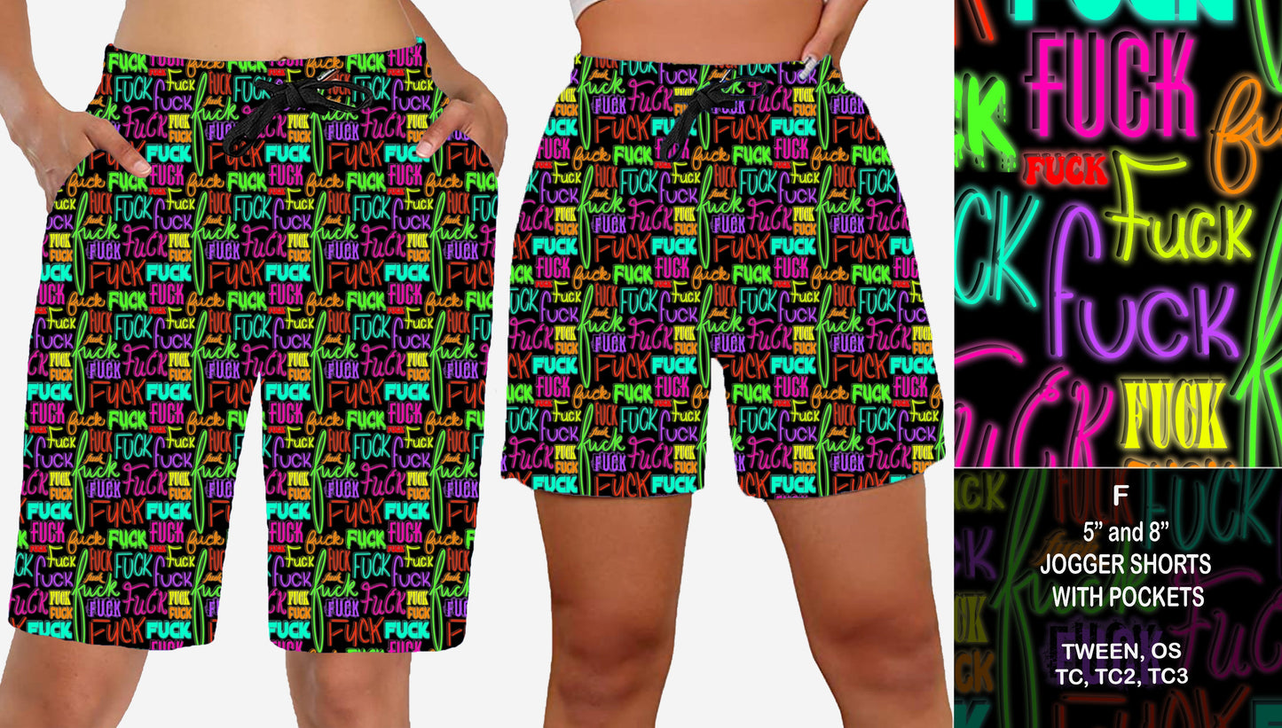 F - Jogger Shorts Preorder Closes  7/28