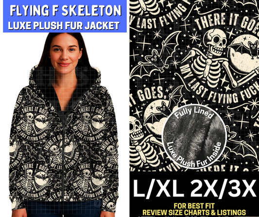 Flying F Skeleton Luxe Fur Jacket