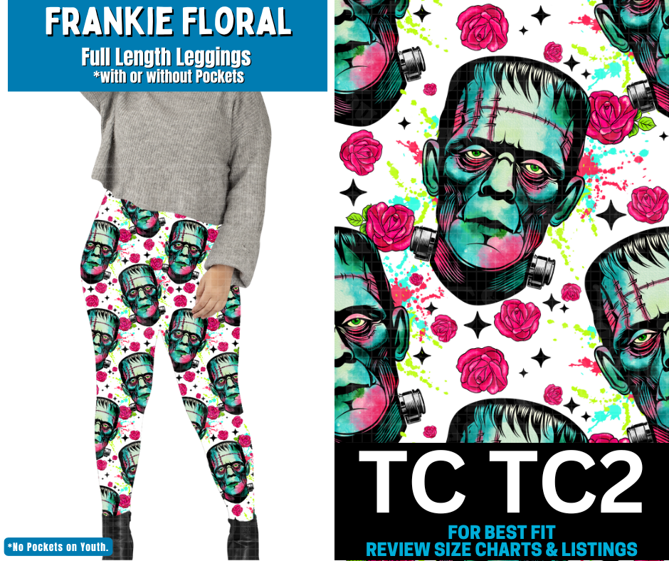 Frankie Floral Full Length Leggings w/ Pockets