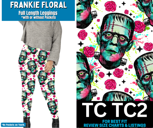 Frankie Floral Full Length Leggings w/ Pockets