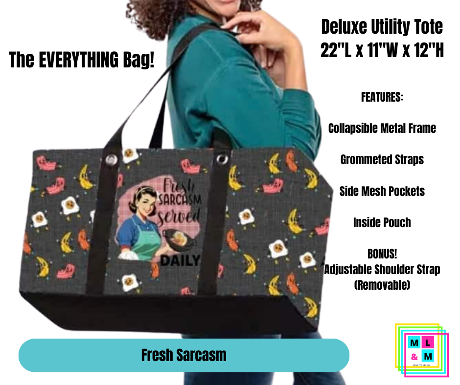 Fresh Sarcasm Collapsible Tote