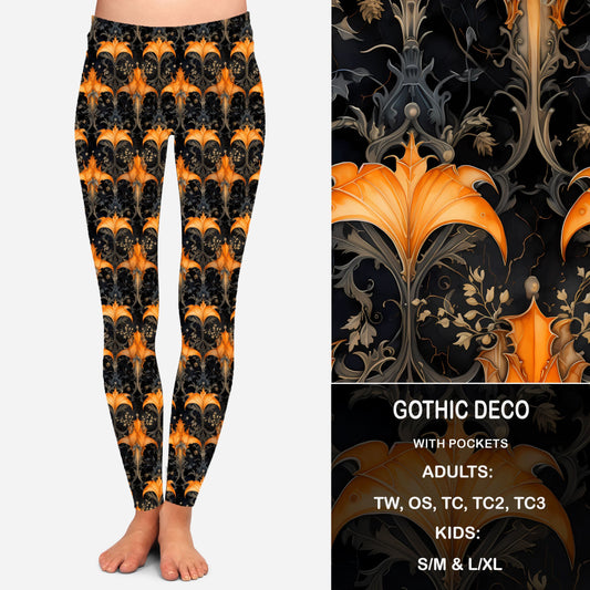 GOTHIC DECO - Leggings with Pockets Preorder Closes 8/11 ETA SEPT