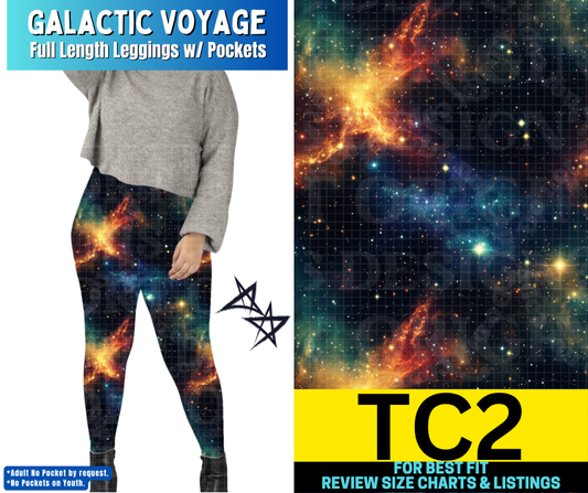 Galactic Voyage Full Length Leggings w/ Pockets