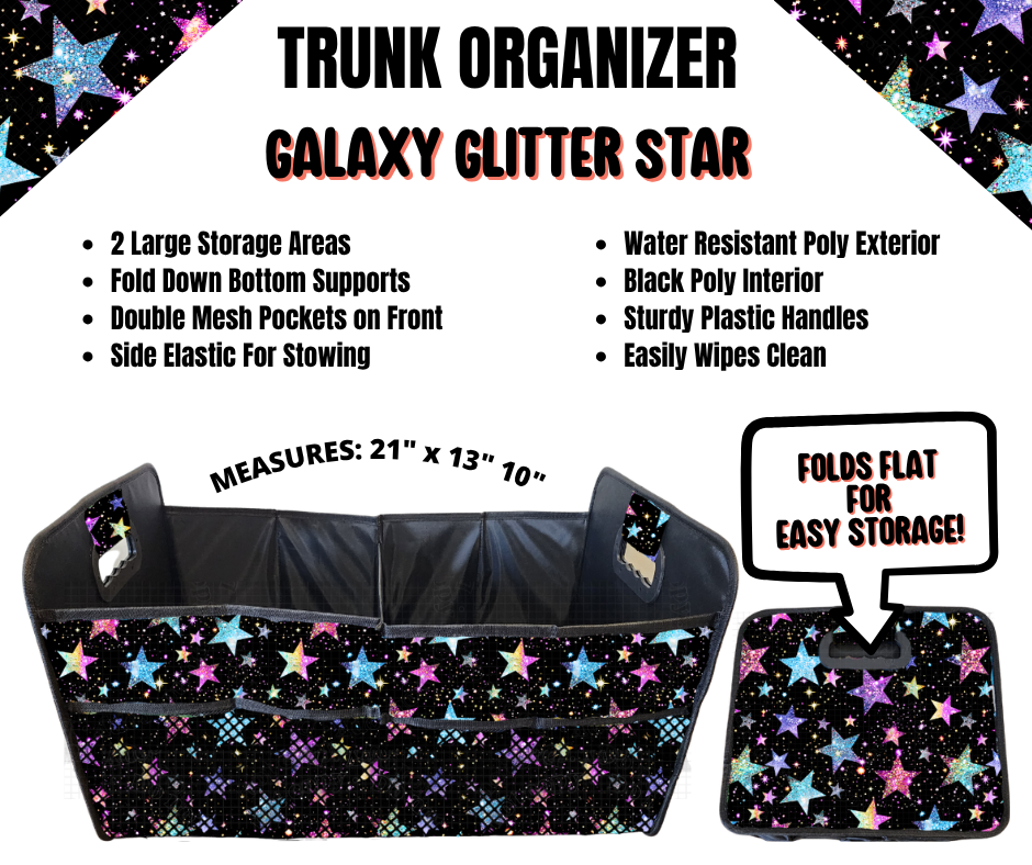 Galaxy Glitter Star Trunk Organizer