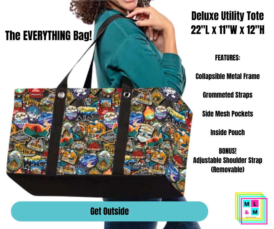 Get Outside Patches Collapsible Tote