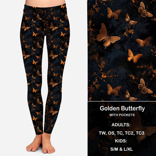 Golden Butterfly - Leggings with Pockets Preorder Closes 8/28 eta 4-6 weeks