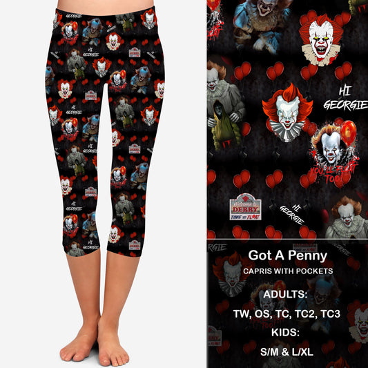 Got A Penny - Capri Legging with Pockets