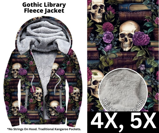 Gothic Library Fleece Jackets