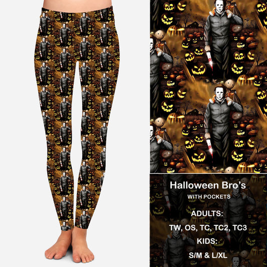 Halloween Bro's Leggings & Capris with Pockets  Preorder Closes 7/7 eta Late August