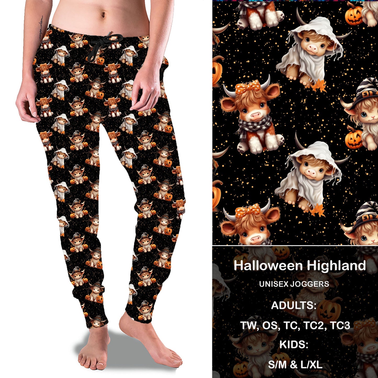 Halloween Highlands - Full Joggers